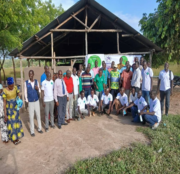 Group gathered during an EYE community activity